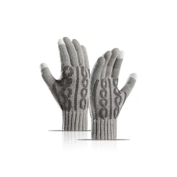 Lanza Acrylic Knit Gloves Unisex