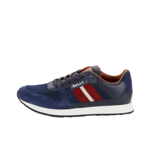 BALLY Low Top Running Shoes Men's Blue