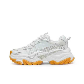 Champion Low Top Chunky Sneakers Women's Pearl White/Champagne Gold