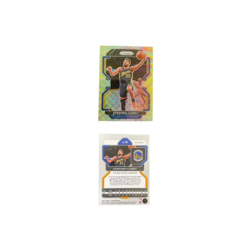 PANINI 2021 22 Panini Prizm Warriors Stephen Curry Silver Wave Player Card Product Access Sports Cards 1 Pc-2