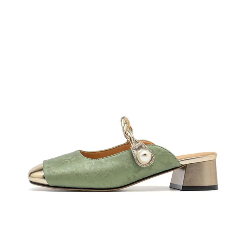 DAPHNE Slip Resistant Wrap toe Slippers Women's-0