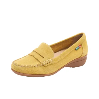 WALKER SHOP Loafers Women's Yellow/Light Coffee/Purple