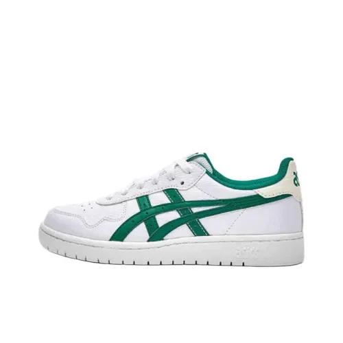 Asics JAPAN S Anti Slip Wear Resistant Low Top Kids' Skateboarding Shoes White Brown Teenagers