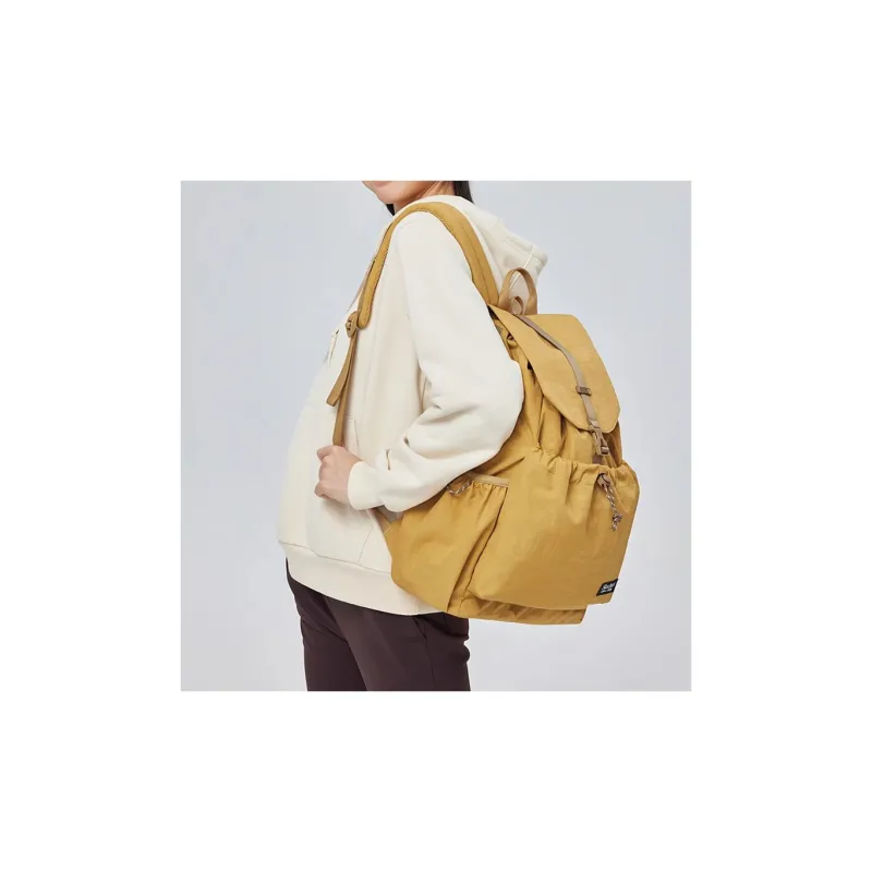 Skechers Fabric Backpack Regular Unisex Golden Yellow-3