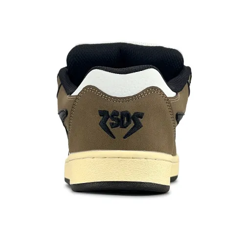 LuzaoT SUPER DRAG Puffy Shoes Coverage Anti Slip And Wear Resistant Low Top Skateboard Shoes Unisex Mocha-4