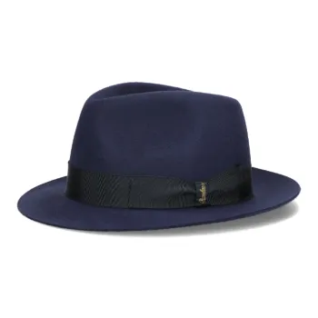 Borsalino Felt Top Hats Men's Blue