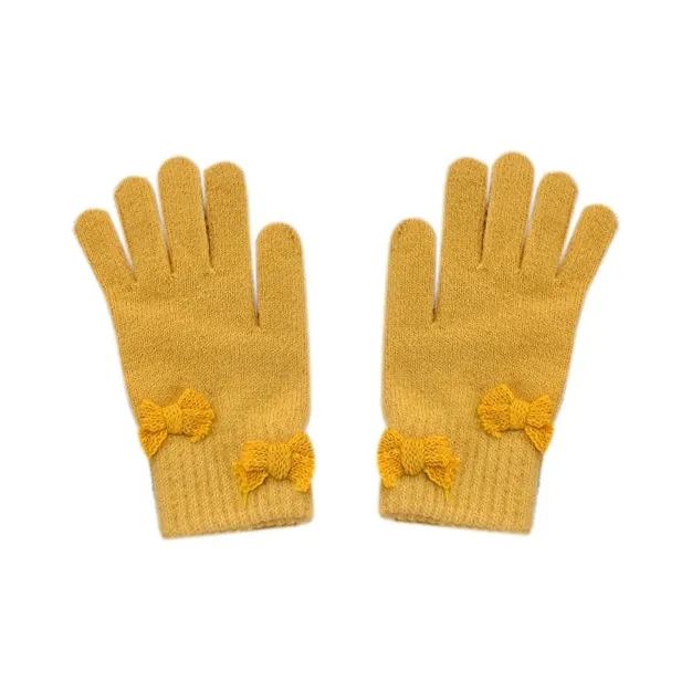 MUSTKOO Knitted Fabric Knit Gloves Women's-2