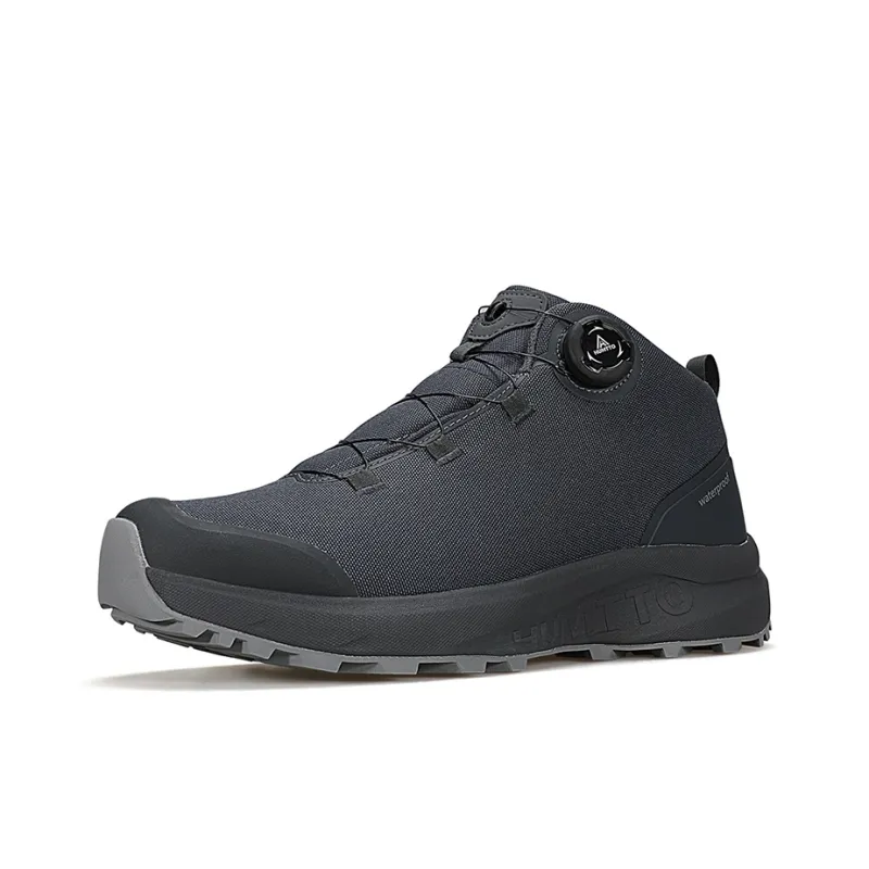 HUMTTO Cushioning Anti Slip And Wear Resistant Mid Top Outdoor Shoes Men's Dark Gray-1