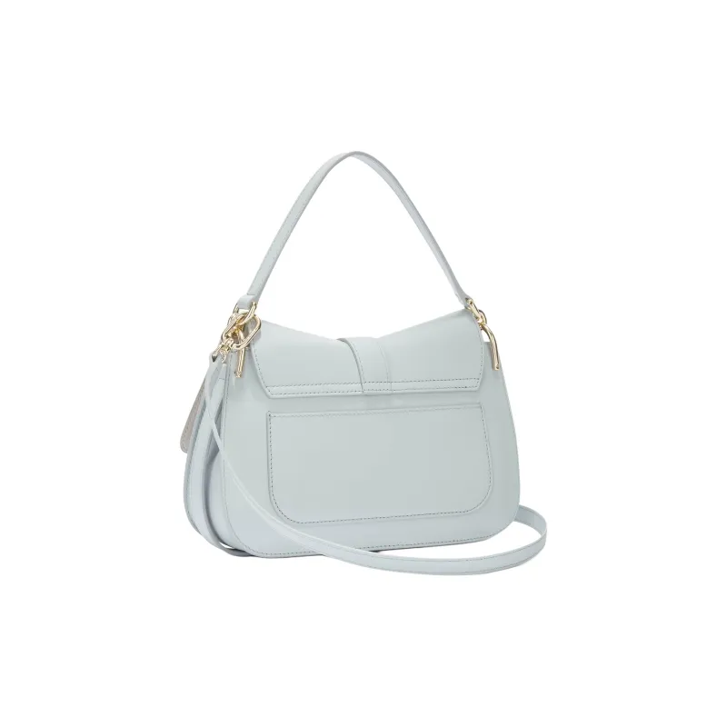 Furla Calfskin Shoulder Bag, Crossbody Bag, Handbag Medium Size Women's Sky Blue-1