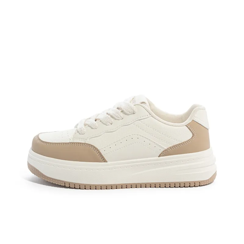 Humanism 1986 Skateboard Shoes Women's Low Top Fans, Green, Khaki-0