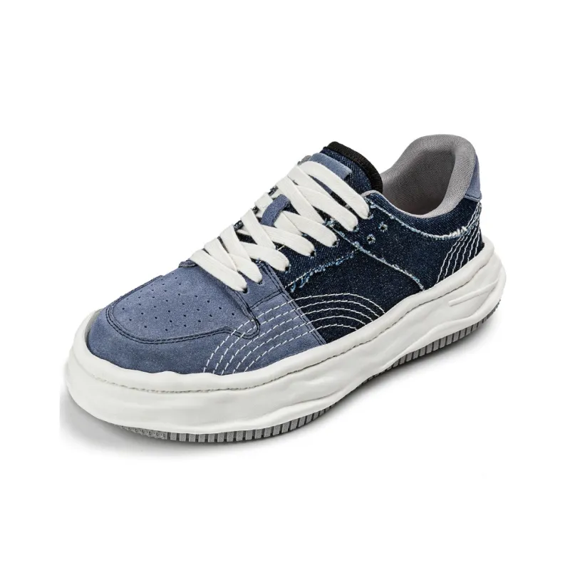 NAUTICA Abrasion Resistant Slip Resistant Low Top Skateboard Shoes Men's Blue-1