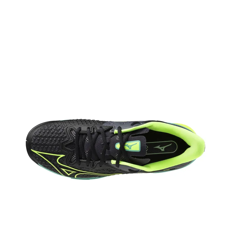 Mizuno Wave Exceed Tour 6 Cushioning Slip Resistant Low Top Tennis Shoes Men's Neon Green-2