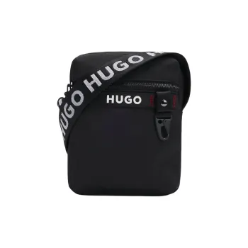HUGO BOSS Nylon Crossbody Bag Shoulder Bag Men's Black