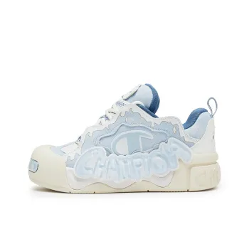 Champion Puffy Jelly Shoes Low Top Skateboard Shoes Unisex Peak Blue/Champion White