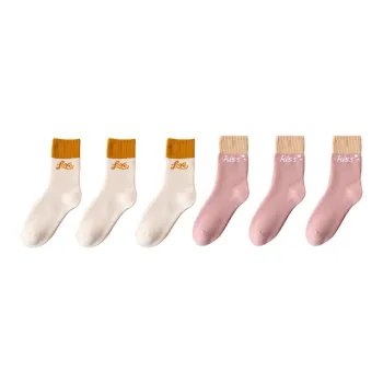 Cotton Gene Mid Calf Socks Women's Combo Set