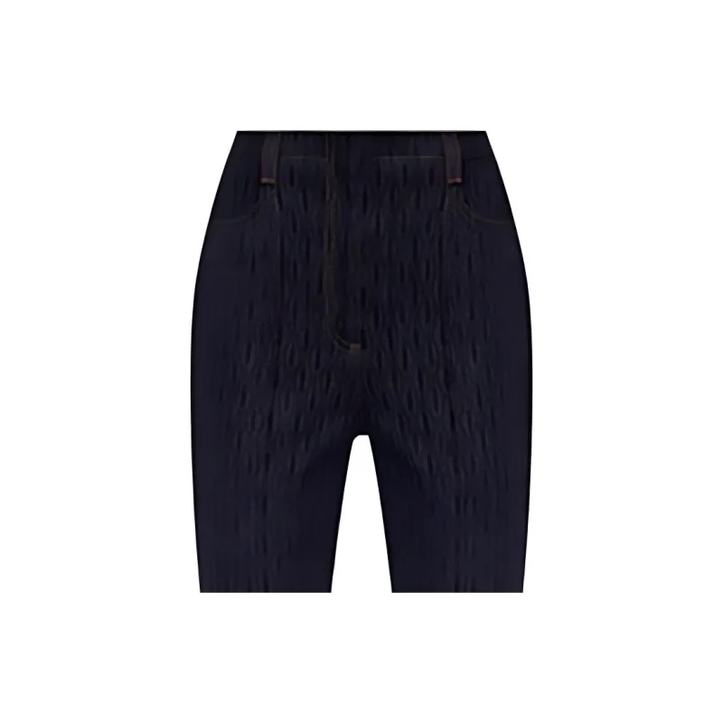 FENDI SS21 Jeans Women's Dark Blue-4