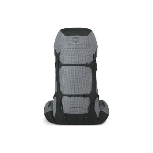 OSPREY Nylon Outdoor Mountaineering bag LOGO Backpack Unisex Black Gray
