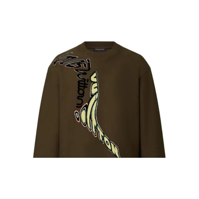 LOUIS VUITTON FW23 Sweatshirt Men's Brown-5