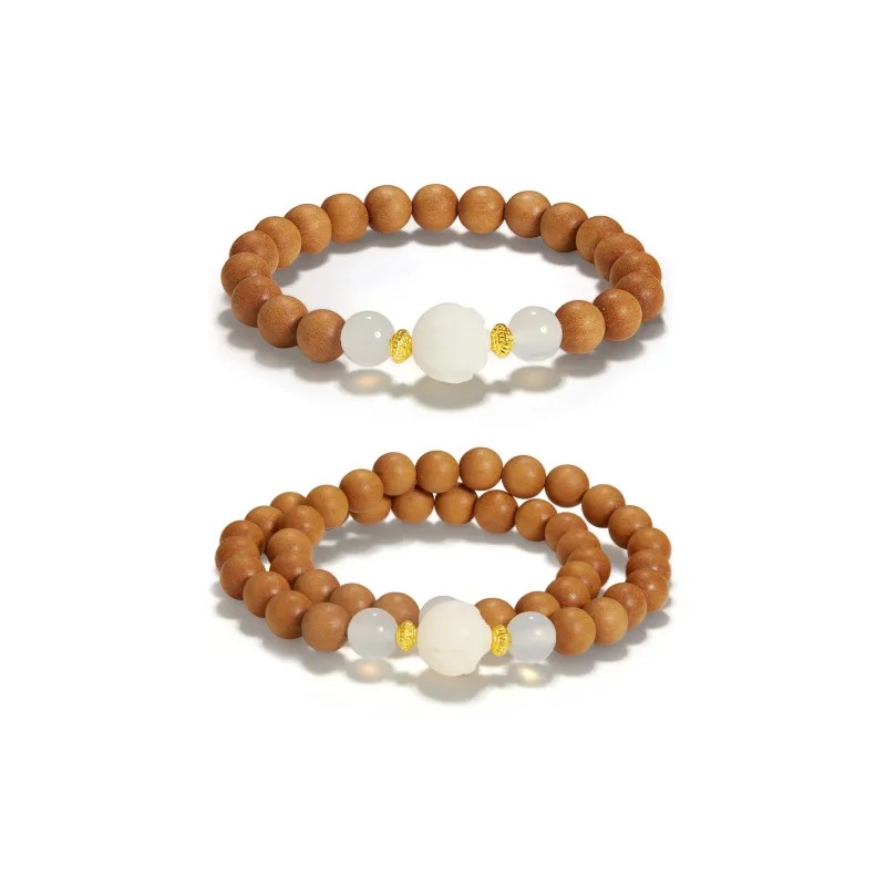 Jodie&Kevin Sandalwood Bracelets Unisex-4