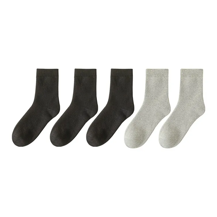 MIIOW Mid Calf Socks Women's 5 Pack-3