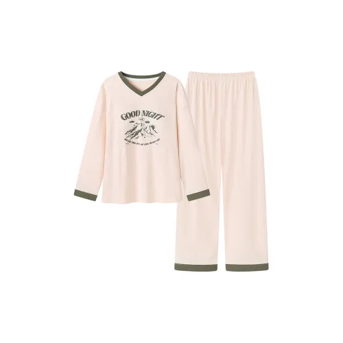 Follow The United States Pajama Set Women's Ecru