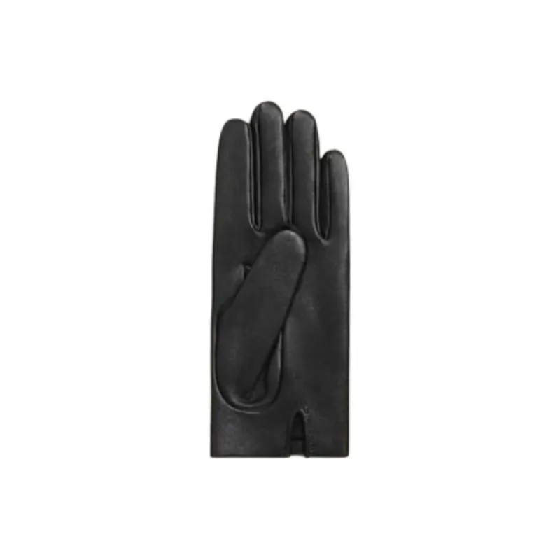HERMES Lambskin Cashmere Other Gloves Women's Black-1