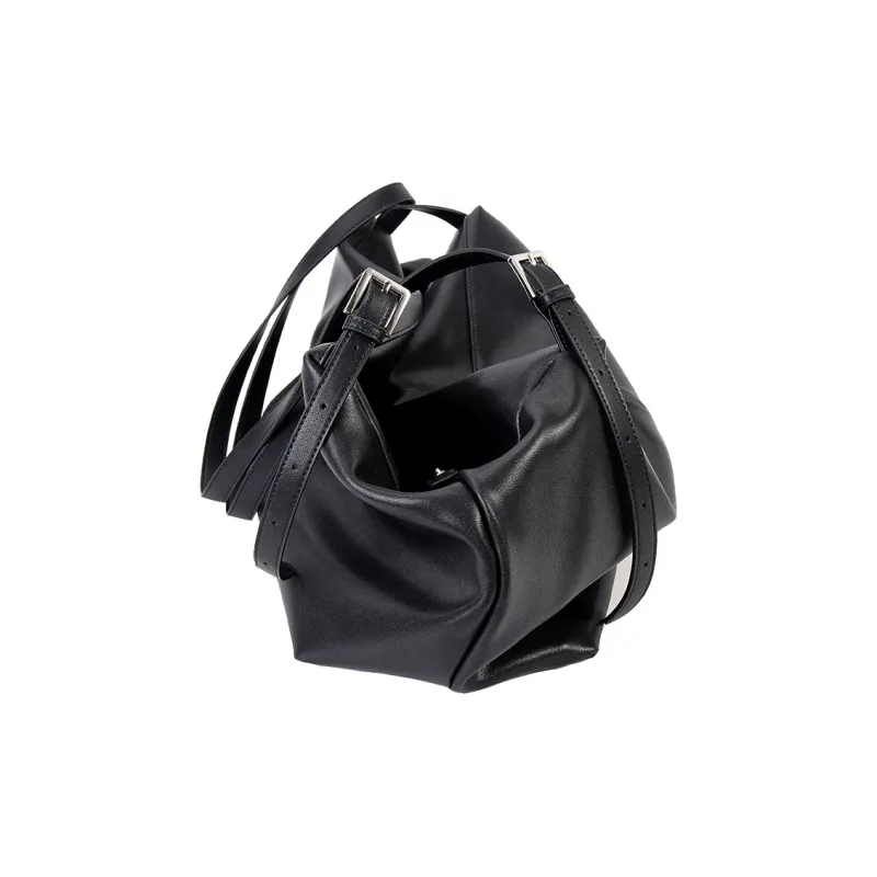 YOCAMU Cow Leather Tote Bag Shopping Bag Crossbody Bag Shoulder Bag Unisex Multicolor-3