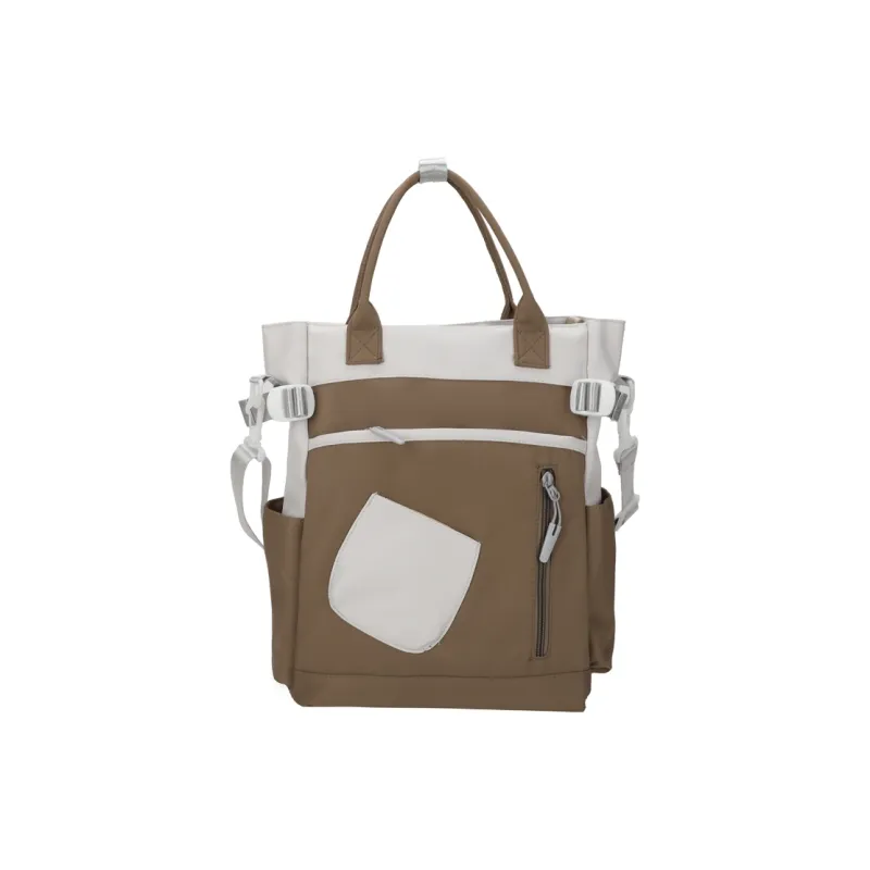 Deli Bear Canvas Backpack Unisex Green/Blue/Orange/Khaki/Black/Purple-10