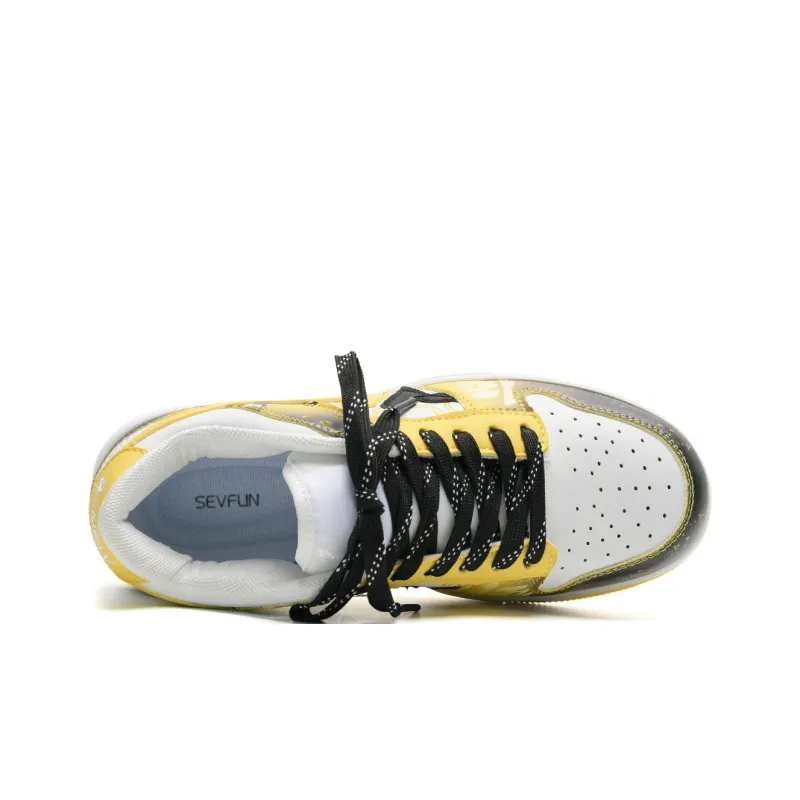 7 SEVFUN Low Top Skateboard Shoes Unisex-10