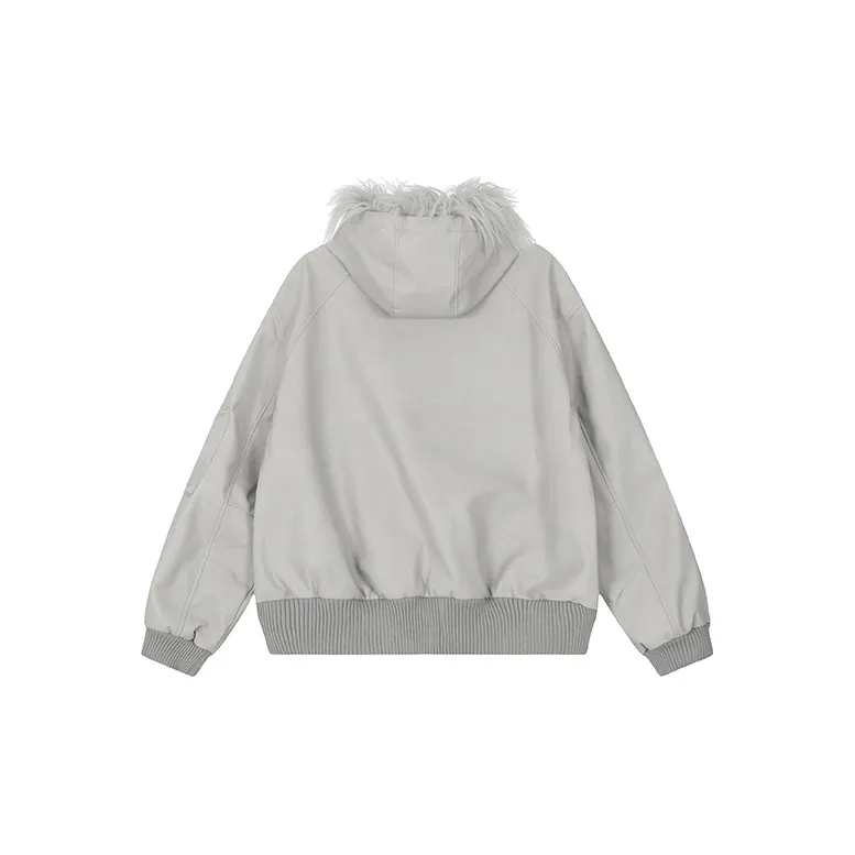 A Chock Jackets Coats Unisex Gray-1