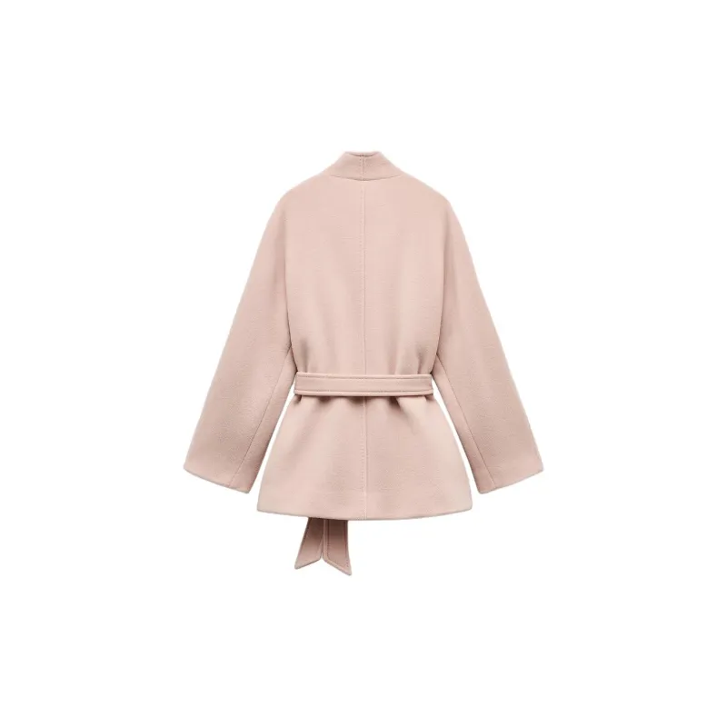 ZARA ZW Series Coats Women's Pink-1