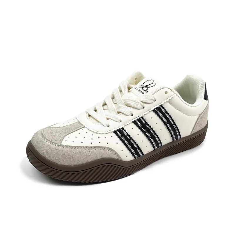 La Chapelle Height Increasing Casual Shoes Women's Beige/Black/Brown-0