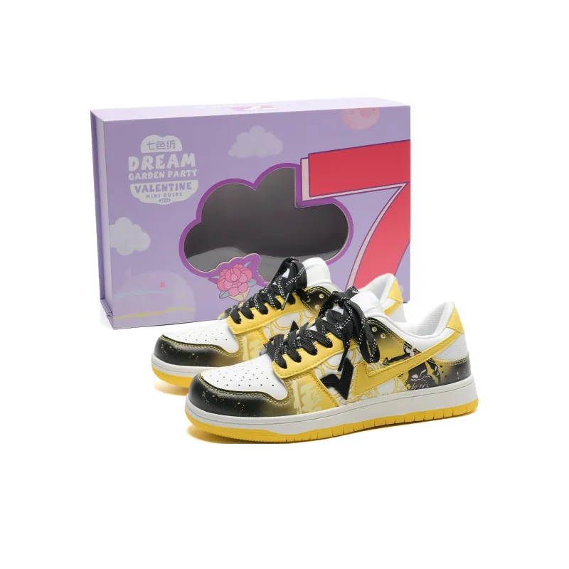 7 SEVFUN Slip Resistant Low Top Skateboard Shoes Unisex Wukong Blue-22
