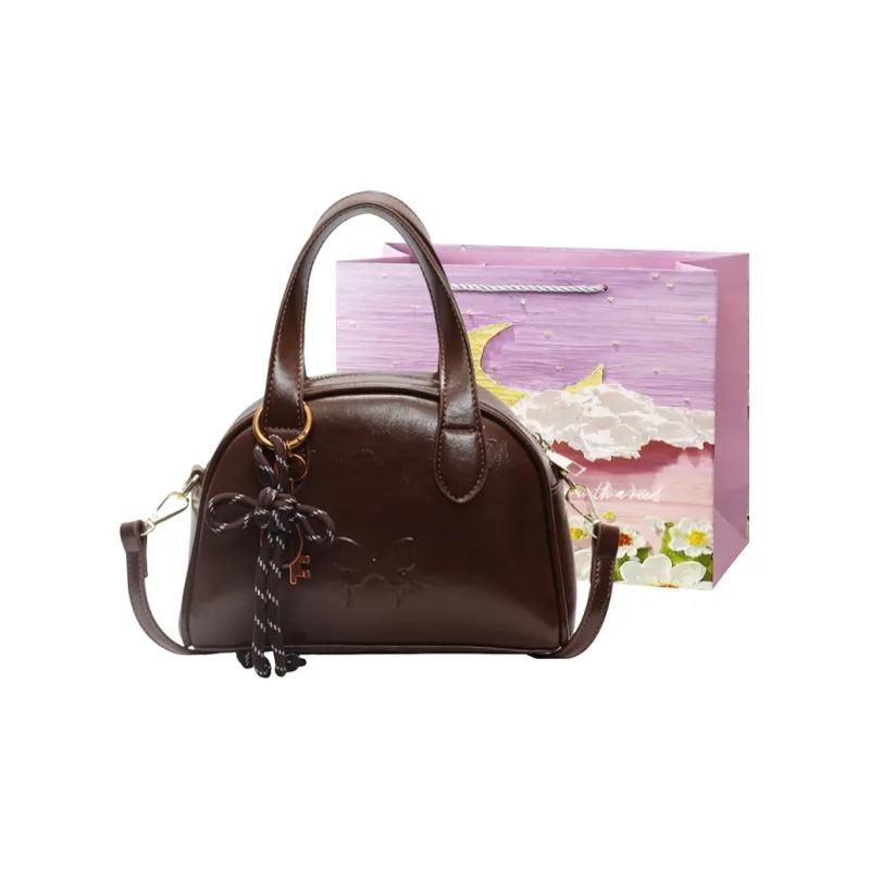 Bansusu PU Handbag Shoulder Bag Crossbody Bag Women's Light Brown/Dark Brown/Coffee/Black-4