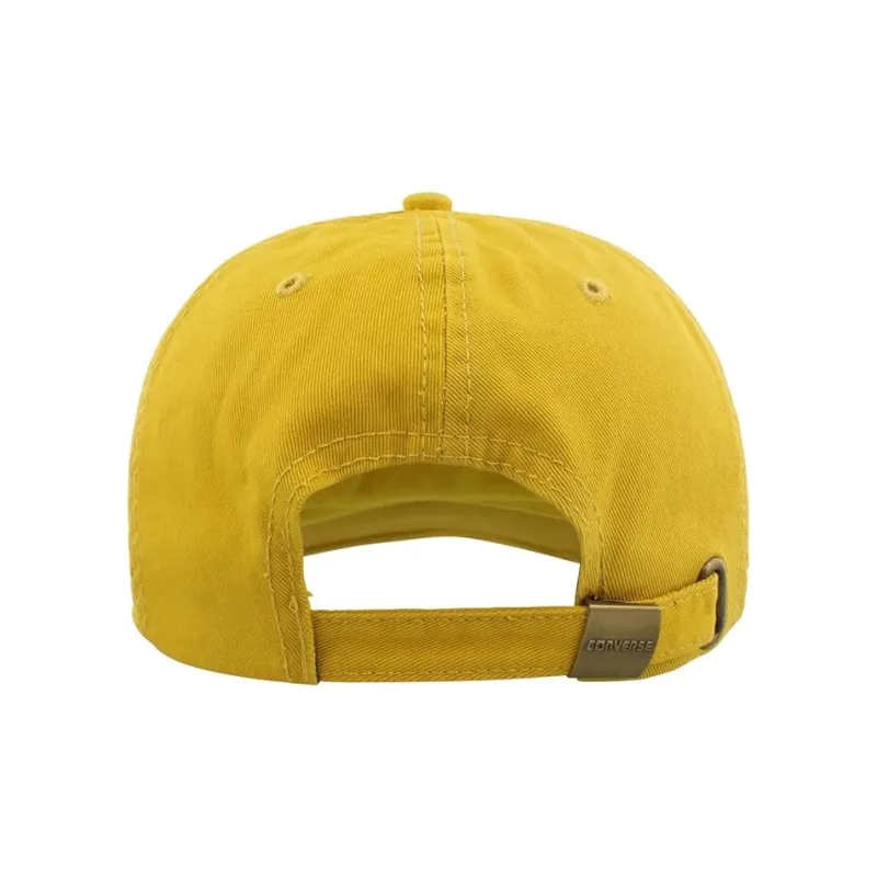 Converse Synthetic Fiber, Fabric Baseball Caps Unisex Yellow-3