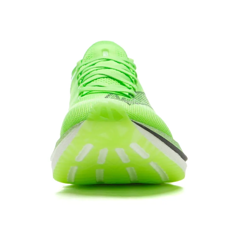 LiNing Feidian 4 Elite Cushioned Slip Resistant Abrasion Resistant Low Top Carbon Plate Running Shoes Unisex Neon Green-4