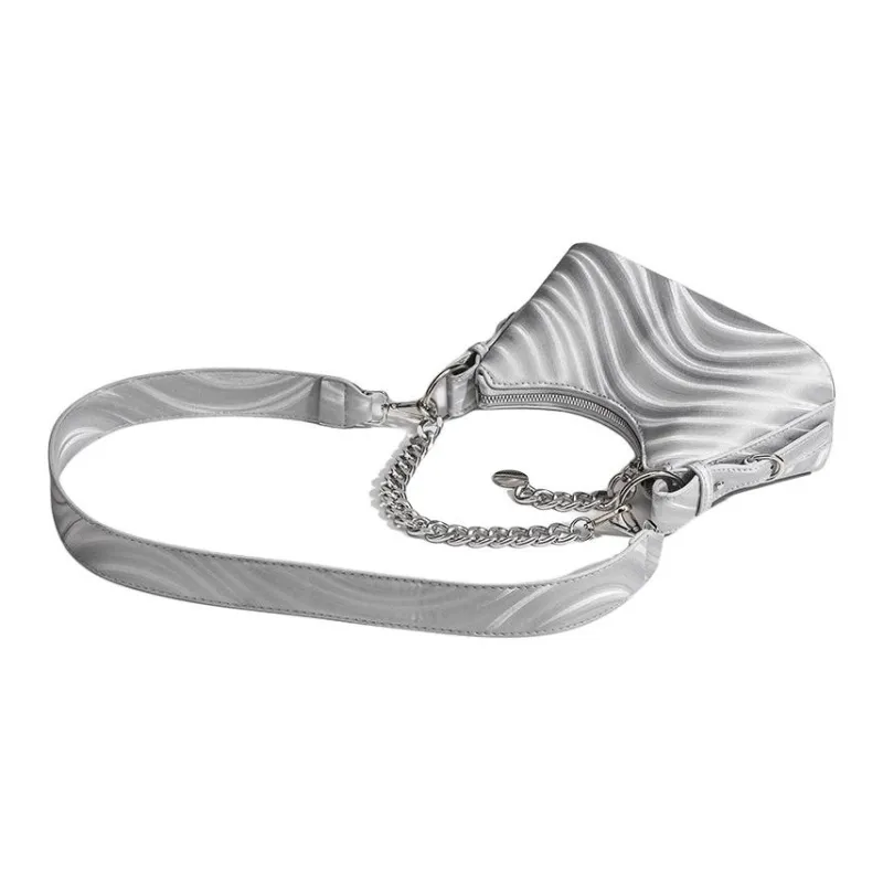 LETOO PU Crossbody Bag, Shoulder Bag Regular Women's Silver-2