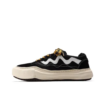 Fang Sanhuo Coverage Anti Slip And Wear Resistant Low Top Skateboard Shoes Unisex Black