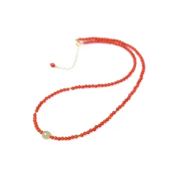 Fuxin Southern Red Agate Necklaces Women's