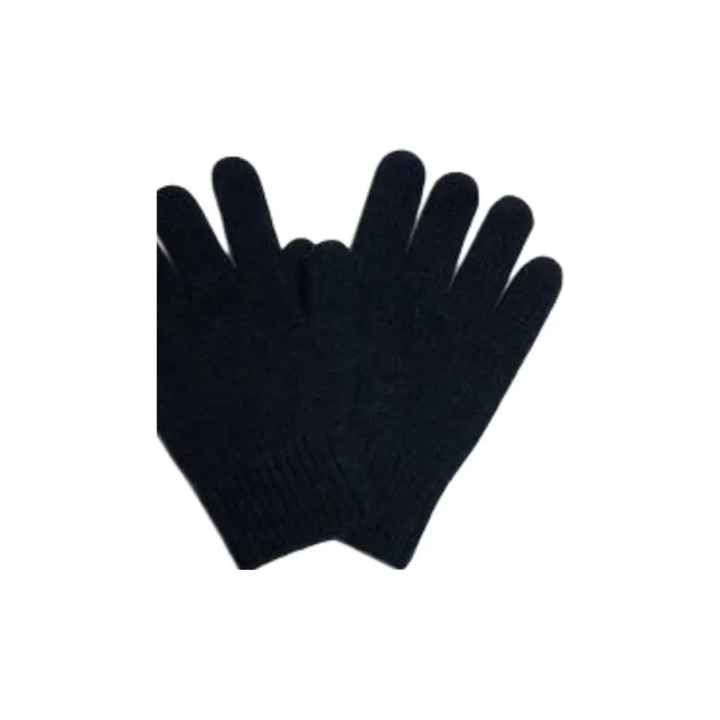 Bonpoint Burk Wool Knit Gloves Kids' Black-2