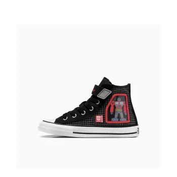 Transformers x Converse Slip Resistant Anti Kick High Top Kids Canvas Shoes Black Children Aged 3 7 Years Old