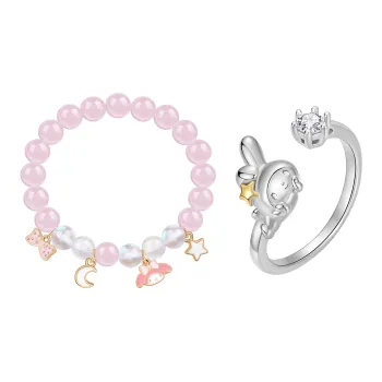 TIDECOLOR Melodi Alloy Bracelets Women's Pink