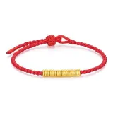 Gold Nugget Bracelet[Red String]