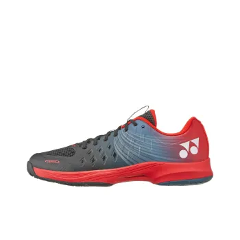 YONEX POWER CUSHION AERUS Low Top Tennis Shoes Unisex Black Red
