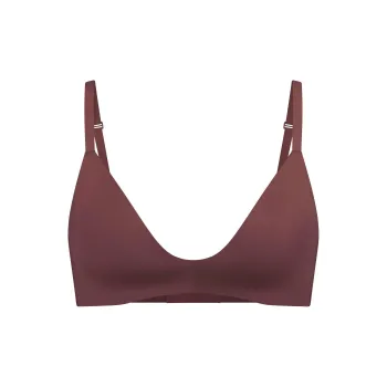SKIMS FW24 WIRELESS FORM T-SHIRT DEMI BRA Bra Women's 1 Pack Garnet/Stone Fruit Red