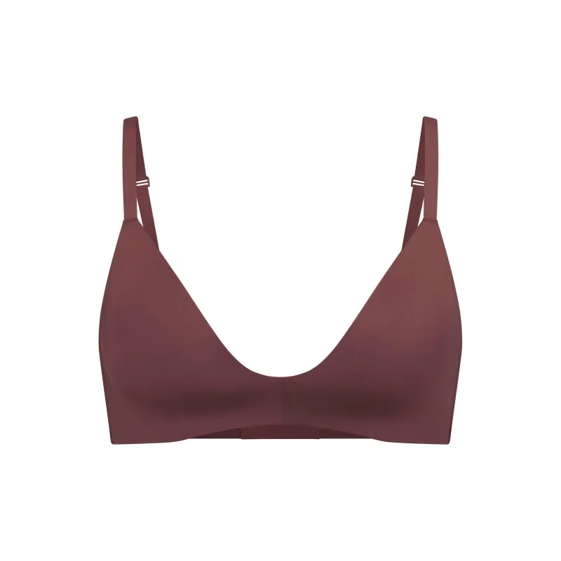 SKIMS FW24 WIRELESS FORM T-SHIRT DEMI BRA Bra Women's 1 Pack Garnet/Stone Fruit Red-0
