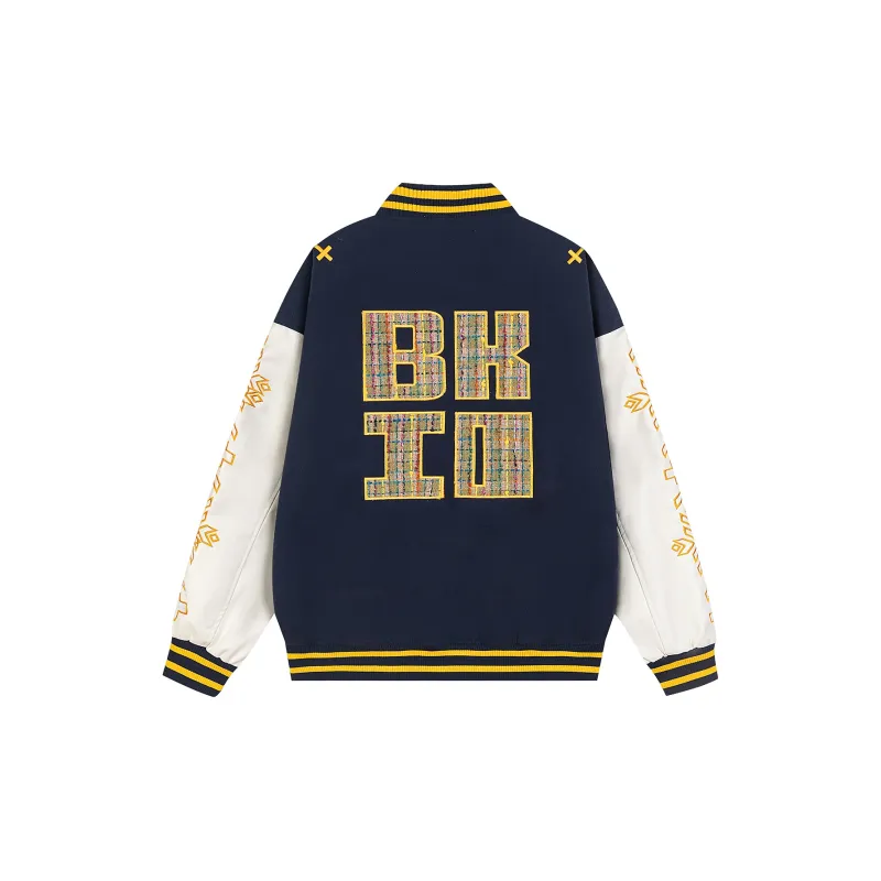 FOASIS Baseball Jacket Unisex Navy Blue-7