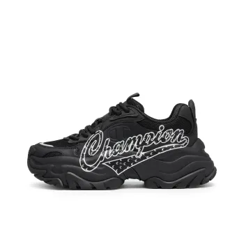Champion Thousand Layer Shoes Low Top Chunky Sneakers Men's Black/Silver White