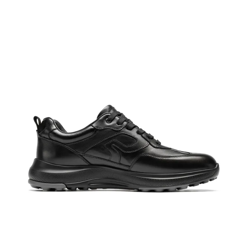 ROBERTA DI CAMERINO Anti Slip And Wear Resistant Height Increasing Low Top Casual Shoes Men's Black-1
