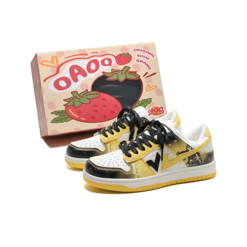 OAOQ Wear resistant And Lightweight Low Top Skateboard Shoes Women's Box